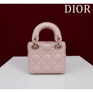 Dior Lady Micro Bag Cannage Lambskin 12 x 10.2 x 5 cm Bags