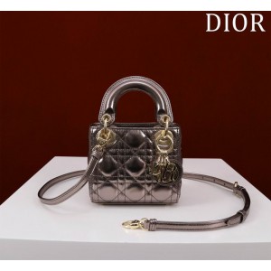Dior Lady Micro Bag Cannage Lambskin 12 x 10.2 x 5 cm Bags