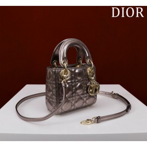 Dior Lady Micro Bag Cannage Lambskin 12 x 10.2 x 5 cm Bags