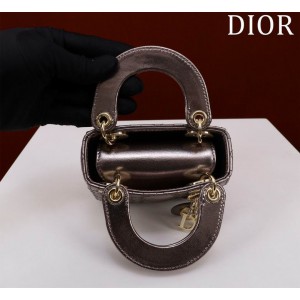 Dior Lady Micro Bag Cannage Lambskin 12 x 10.2 x 5 cm Bags