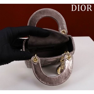 Dior Lady Micro Bag Cannage Lambskin 12 x 10.2 x 5 cm Bags