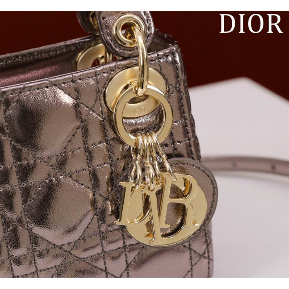 Dior Lady Micro Bag Cannage Lambskin 12 x 10.2 x 5 cm Bags