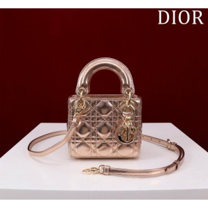 Dior Lady Micro Bag Cannage Lambskin 12 x 10.2 x 5 cm Bags