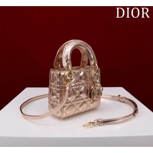 Dior Lady Micro Bag Cannage Lambskin 12 x 10.2 x 5 cm Bags
