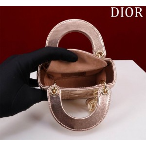 Dior Lady Micro Bag Cannage Lambskin 12 x 10.2 x 5 cm Bags
