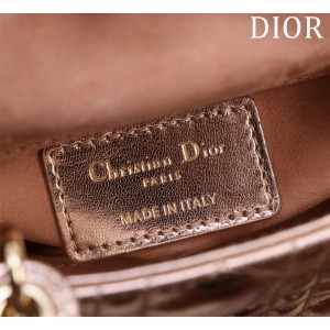 Dior Lady Micro Bag Cannage Lambskin 12 x 10.2 x 5 cm Bags