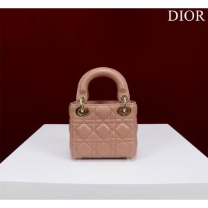 Dior Lady Micro Bag Cannage Lambskin 12 x 10.2 x 5 cm Bags