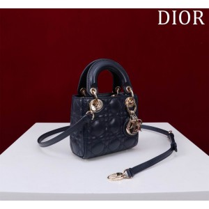 Dior Lady Micro Bag Cannage Lambskin 12 x 10.2 x 5 cm Bags