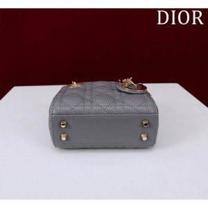 Dior Lady Micro Bag Cannage Lambskin 12 x 10.2 x 5 cm Bags