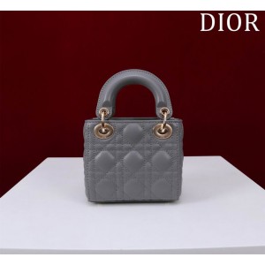 Dior Lady Micro Bag Cannage Lambskin 12 x 10.2 x 5 cm Bags
