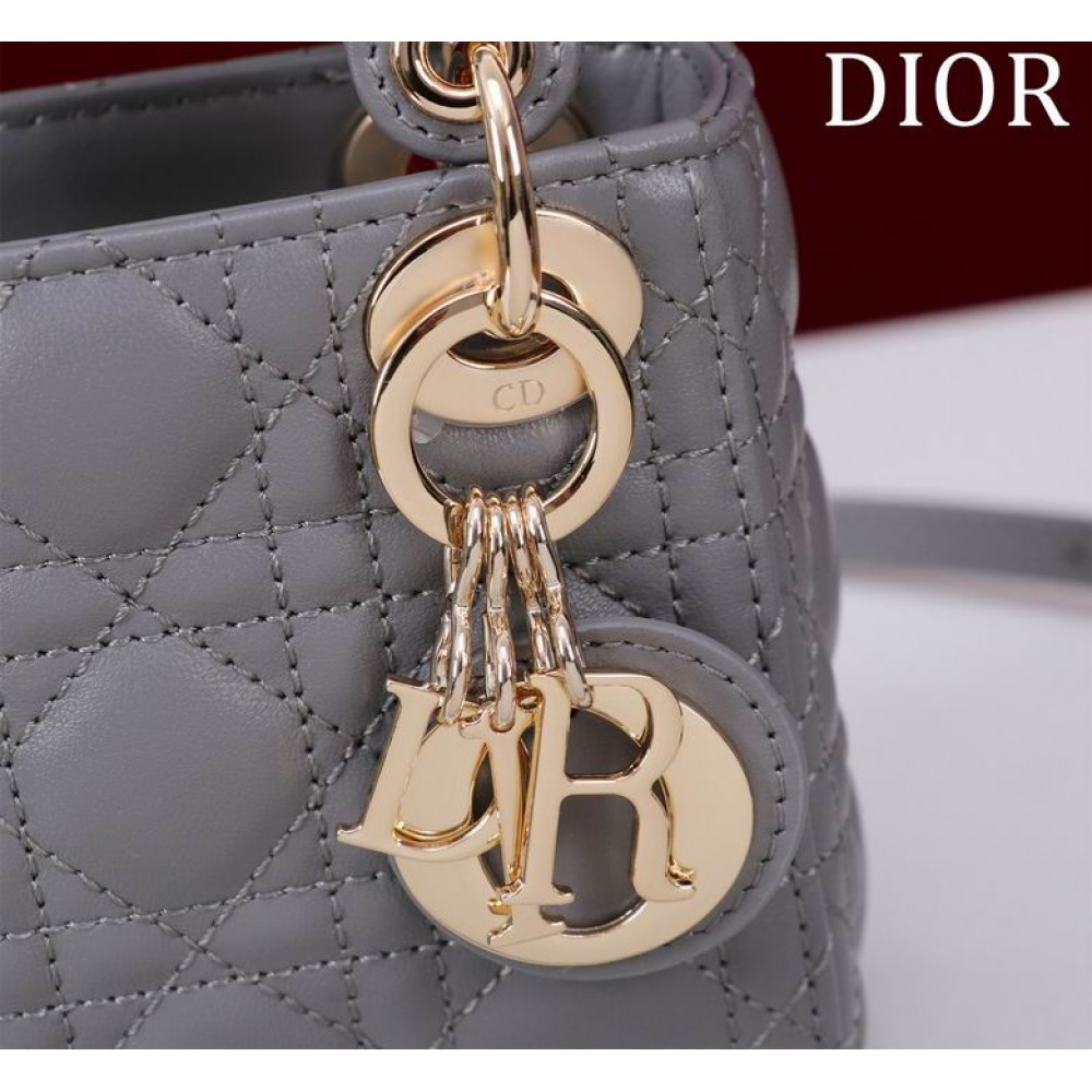 Dior Lady Micro Bag Cannage Lambskin 12 x 10.2 x 5 cm Bags