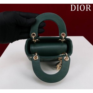 Dior Lady Micro Bag Cannage Lambskin 12 x 10.2 x 5 cm Bags