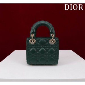 Dior Lady Micro Bag Cannage Lambskin 12 x 10.2 x 5 cm Bags
