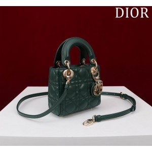 Dior Lady Micro Bag Cannage Lambskin 12 x 10.2 x 5 cm Bags