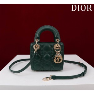 Dior Lady Micro Bag Cannage Lambskin 12 x 10.2 x 5 cm Bags
