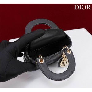 Dior Lady Micro Bag Cannage Lambskin 12 x 10.2 x 5 cm Bags