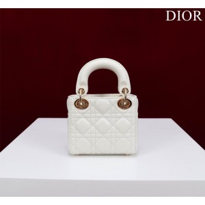 Dior Lady Micro Bag Cannage Lambskin 12 x 10.2 x 5 cm Bags