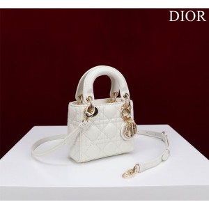 Dior Lady Micro Bag Cannage Lambskin 12 x 10.2 x 5 cm Bags