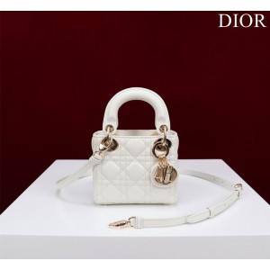 Dior Lady Micro Bag Cannage Lambskin 12 x 10.2 x 5 cm Bags