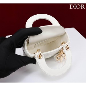 Dior Lady Micro Bag Cannage Lambskin 12 x 10.2 x 5 cm Bags