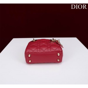 Dior Lady Micro Bag Cannage Lambskin 12 x 10.2 x 5 cm Bags