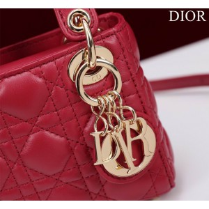 Dior Lady Micro Bag Cannage Lambskin 12 x 10.2 x 5 cm Bags