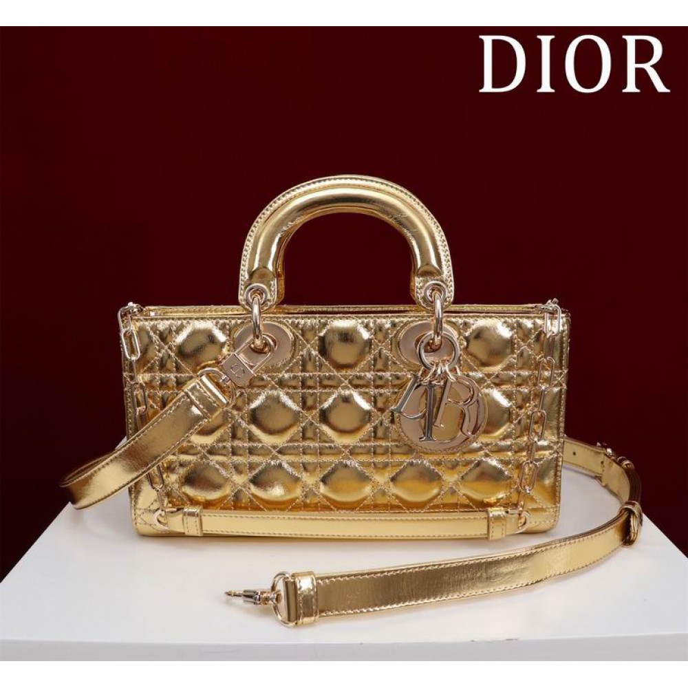 Dior Lady Medium D-Joy Bag Cannage Lambskin 26 x 13.5 x 5 cm Bags