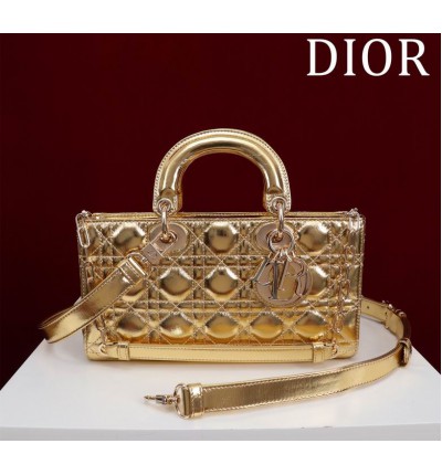 Dior Lady Medium D-Joy Bag Cannage Lambskin 26 x 13.5 x 5 cm