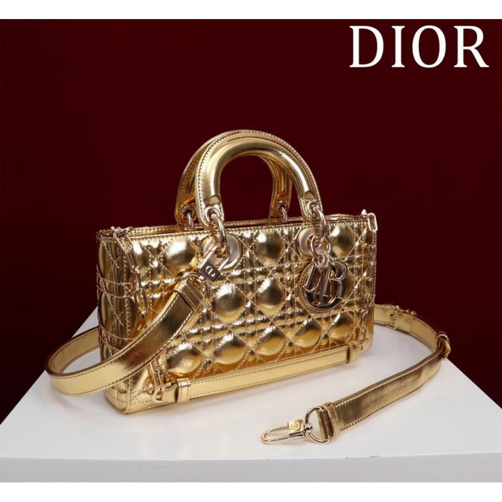 Dior Lady Medium D-Joy Bag Cannage Lambskin 26 x 13.5 x 5 cm Bags