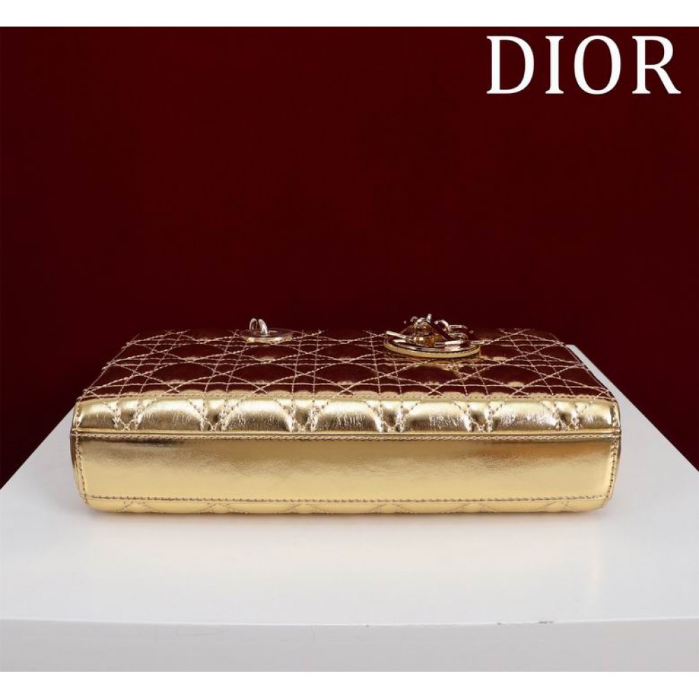 Dior Lady Medium D-Joy Bag Cannage Lambskin 26 x 13.5 x 5 cm Bags