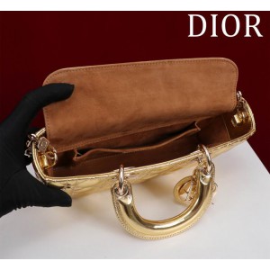 Dior Lady Medium D-Joy Bag Cannage Lambskin 26 x 13.5 x 5 cm Bags