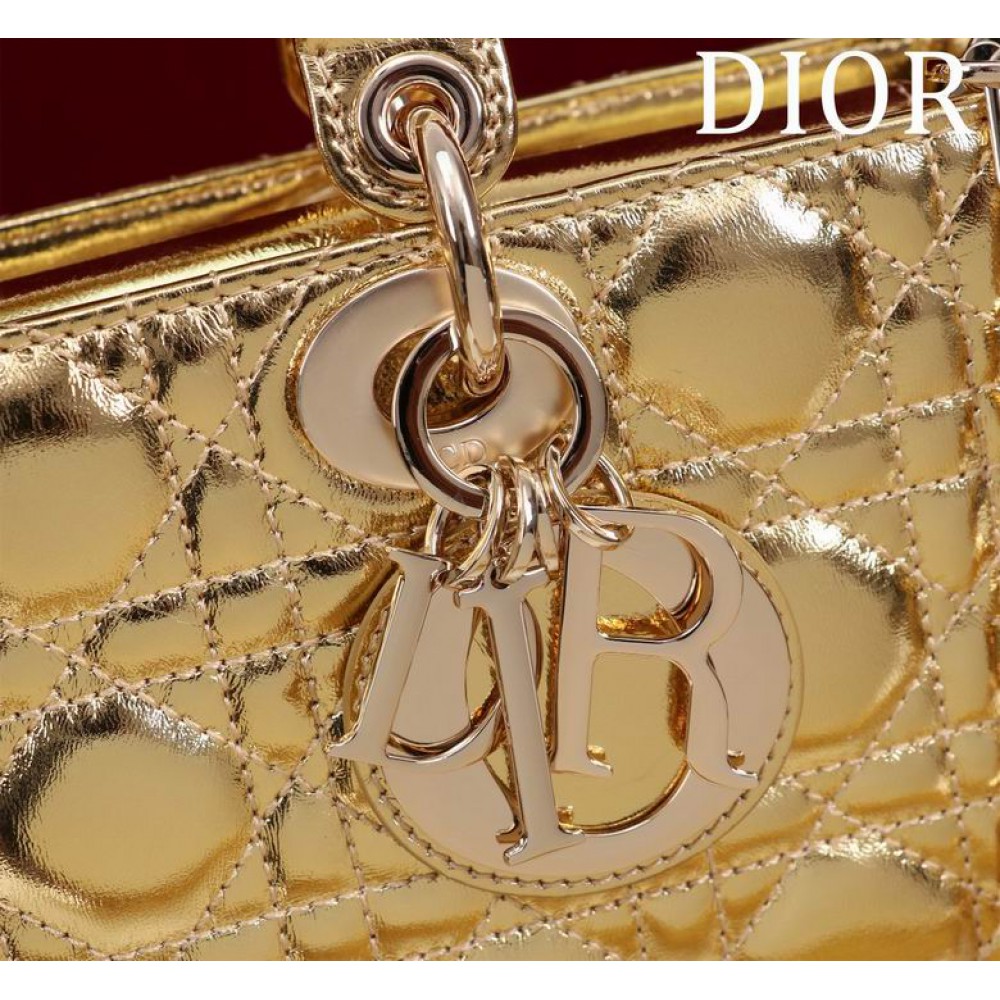 Dior Lady Medium D-Joy Bag Cannage Lambskin 26 x 13.5 x 5 cm Bags