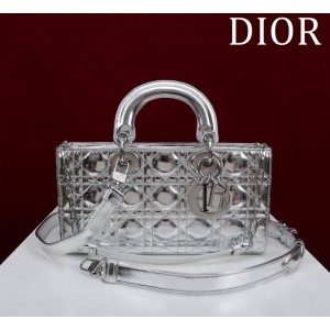 Dior Lady Medium D-Joy Bag Cannage Lambskin 26 x 13.5 x 5 cm Bags