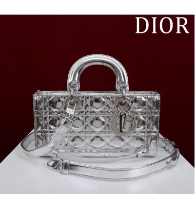 Dior Lady Medium D-Joy Bag Cannage Lambskin 26 x 13.5 x 5 cm