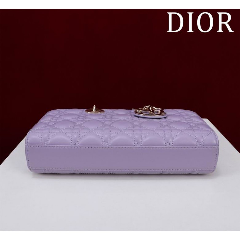 Dior Lady Medium D-Joy Bag Cannage Lambskin 26 x 13.5 x 5 cm Bags