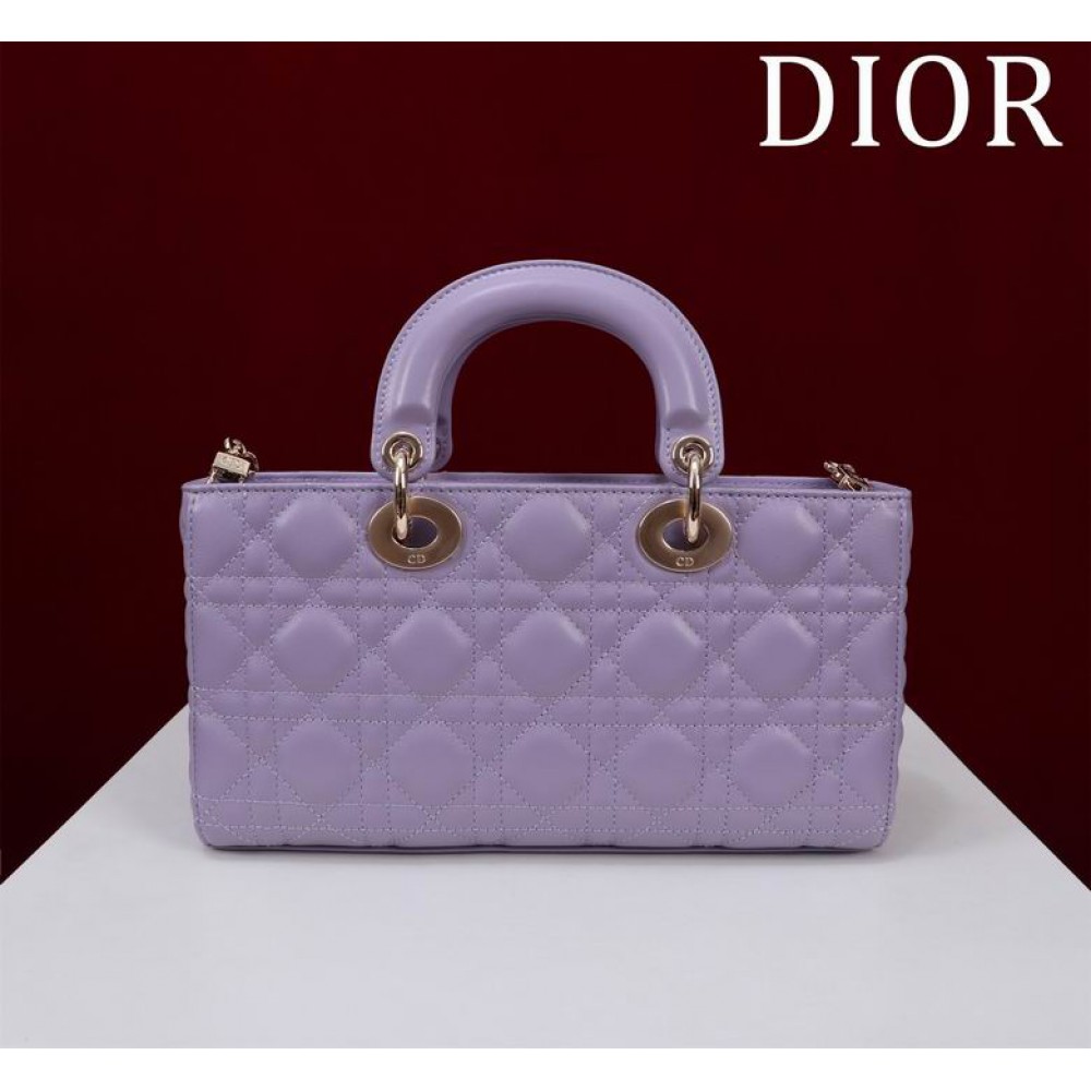 Dior Lady Medium D-Joy Bag Cannage Lambskin 26 x 13.5 x 5 cm Bags
