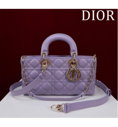 Dior Lady Medium D-Joy Bag Cannage Lambskin 26 x 13.5 x 5 cm