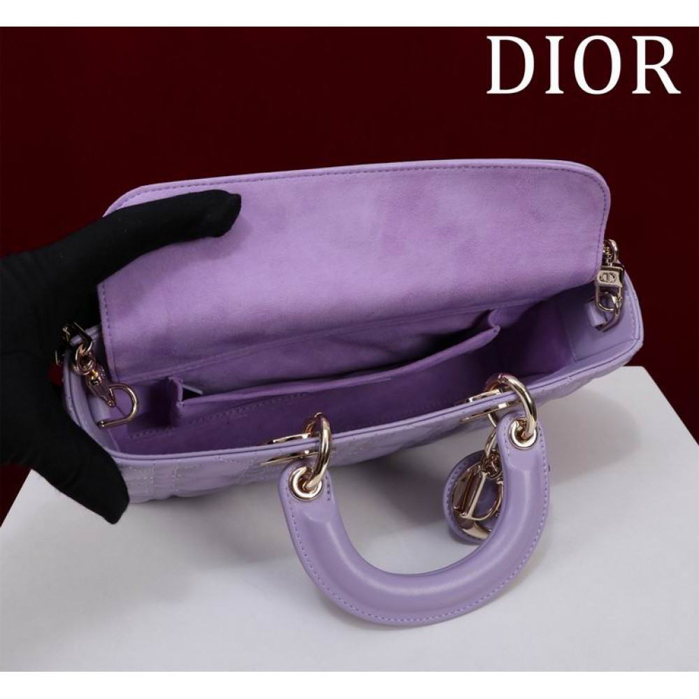 Dior Lady Medium D-Joy Bag Cannage Lambskin 26 x 13.5 x 5 cm Bags