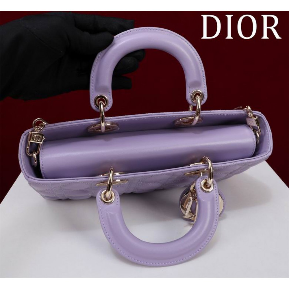 Dior Lady Medium D-Joy Bag Cannage Lambskin 26 x 13.5 x 5 cm Bags