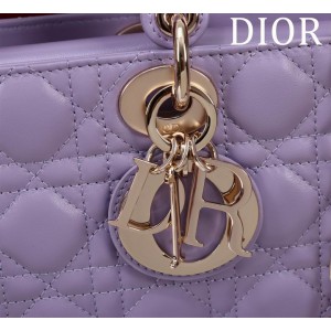 Dior Lady Medium D-Joy Bag Cannage Lambskin 26 x 13.5 x 5 cm Bags