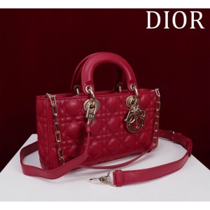 Dior Lady Medium D-Joy Bag Cannage Lambskin 26 x 13.5 x 5 cm Bags