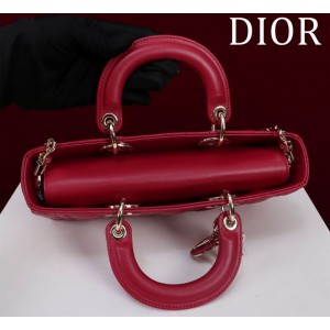 Dior Lady Medium D-Joy Bag Cannage Lambskin 26 x 13.5 x 5 cm Bags