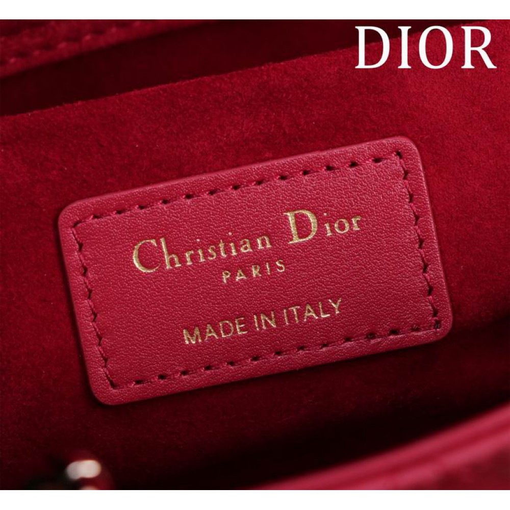Dior Lady Medium D-Joy Bag Cannage Lambskin 26 x 13.5 x 5 cm Bags