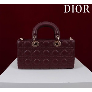 Dior Lady Medium D-Joy Bag Cannage Lambskin 26 x 13.5 x 5 cm Bags