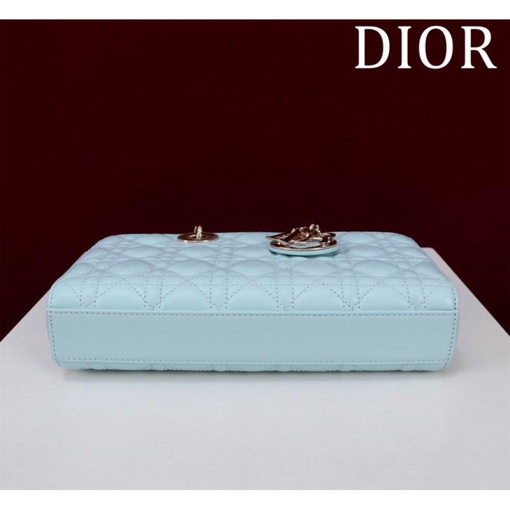 Dior Lady Medium D-Joy Bag Cannage Lambskin 26 x 13.5 x 5 cm Bags