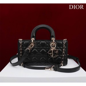 Dior Lady Medium D-Joy Bag Cannage Lambskin 26 x 13.5 x 5 cm Bags