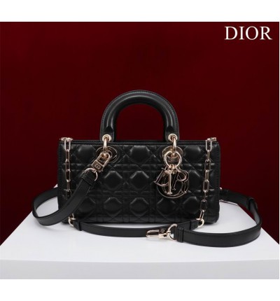 Dior Lady Medium D-Joy Bag Cannage Lambskin 26 x 13.5 x 5 cm
