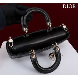 Dior Lady Medium D-Joy Bag Cannage Lambskin 26 x 13.5 x 5 cm Bags