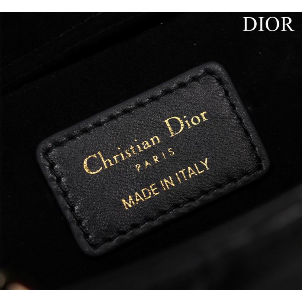 Dior Lady Medium D-Joy Bag Cannage Lambskin 26 x 13.5 x 5 cm Bags