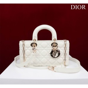 Dior Lady Medium D-Joy Bag Cannage Lambskin 26 x 13.5 x 5 cm Bags